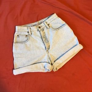 High Waisted Mom Jean Shorts